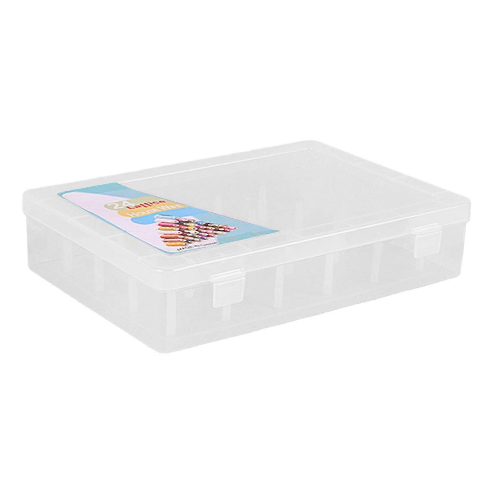 42 Spools Clear Thread Case Thread Bobbin Storage Box Thread Spool Storage Container Embroidery Sewing Thread Organizers
