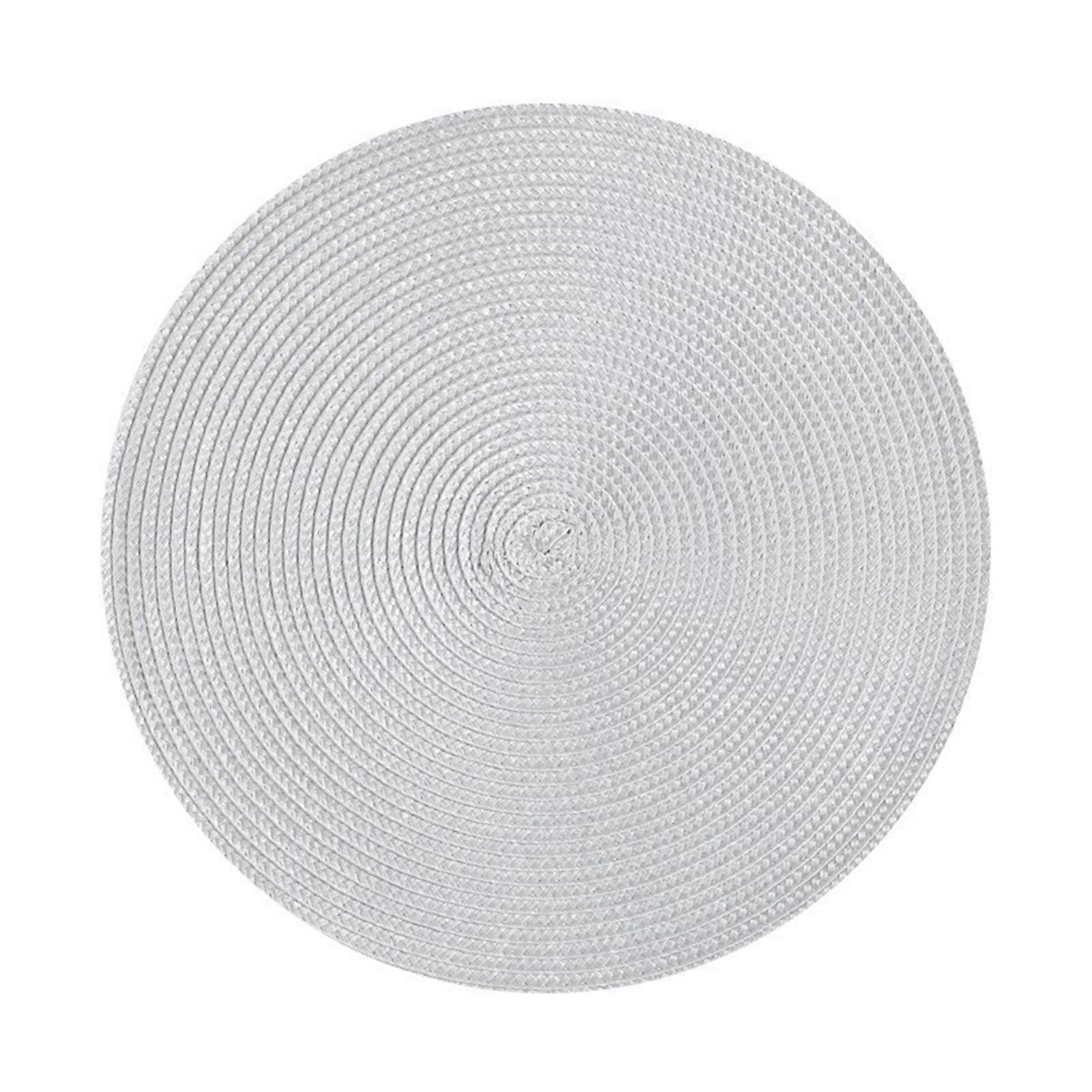 Simple Solid Color PP Placemat for Dining Table and Kitchen Use