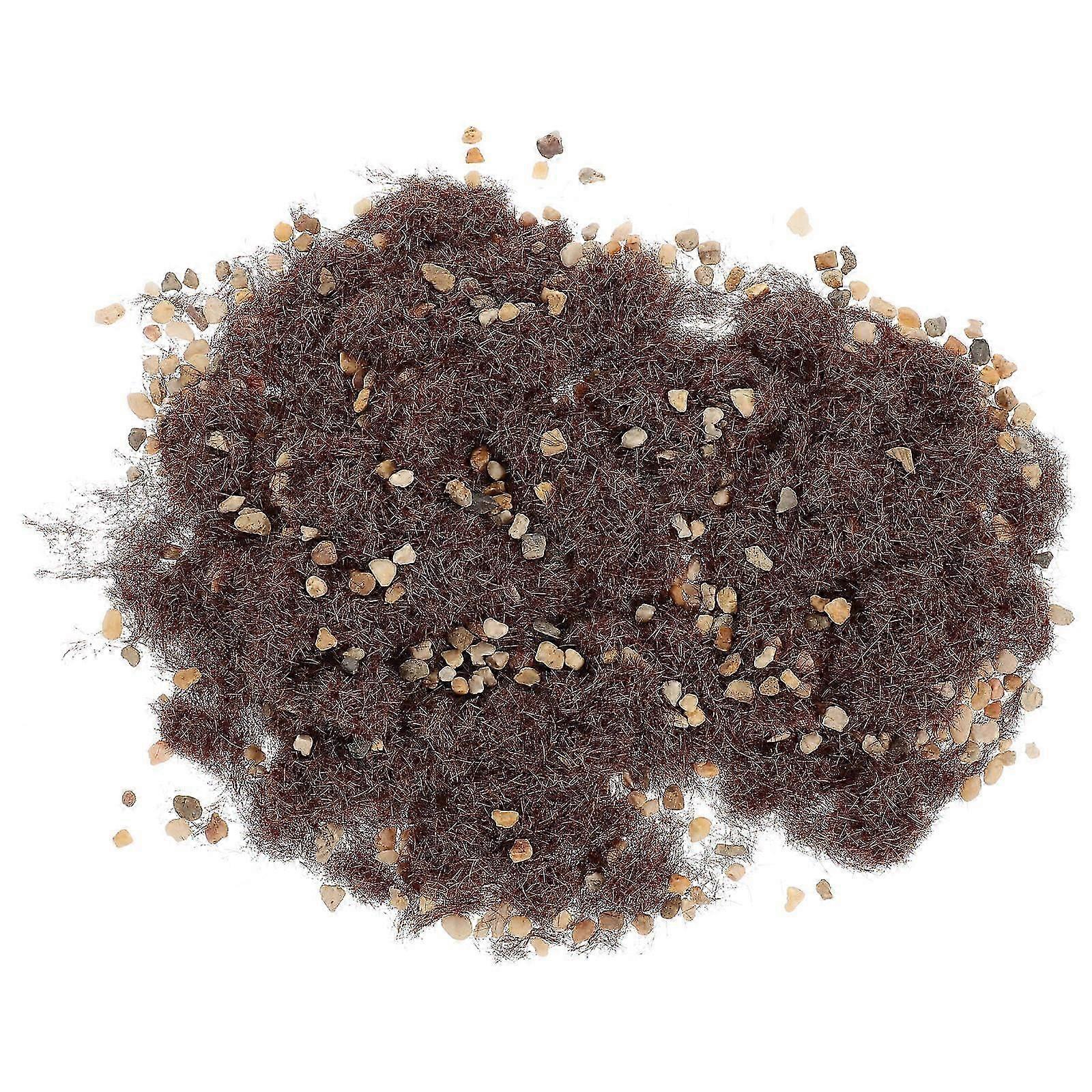 Static Grass For Crafting Model Train Micro Landscape Addition Brown Material 1Set