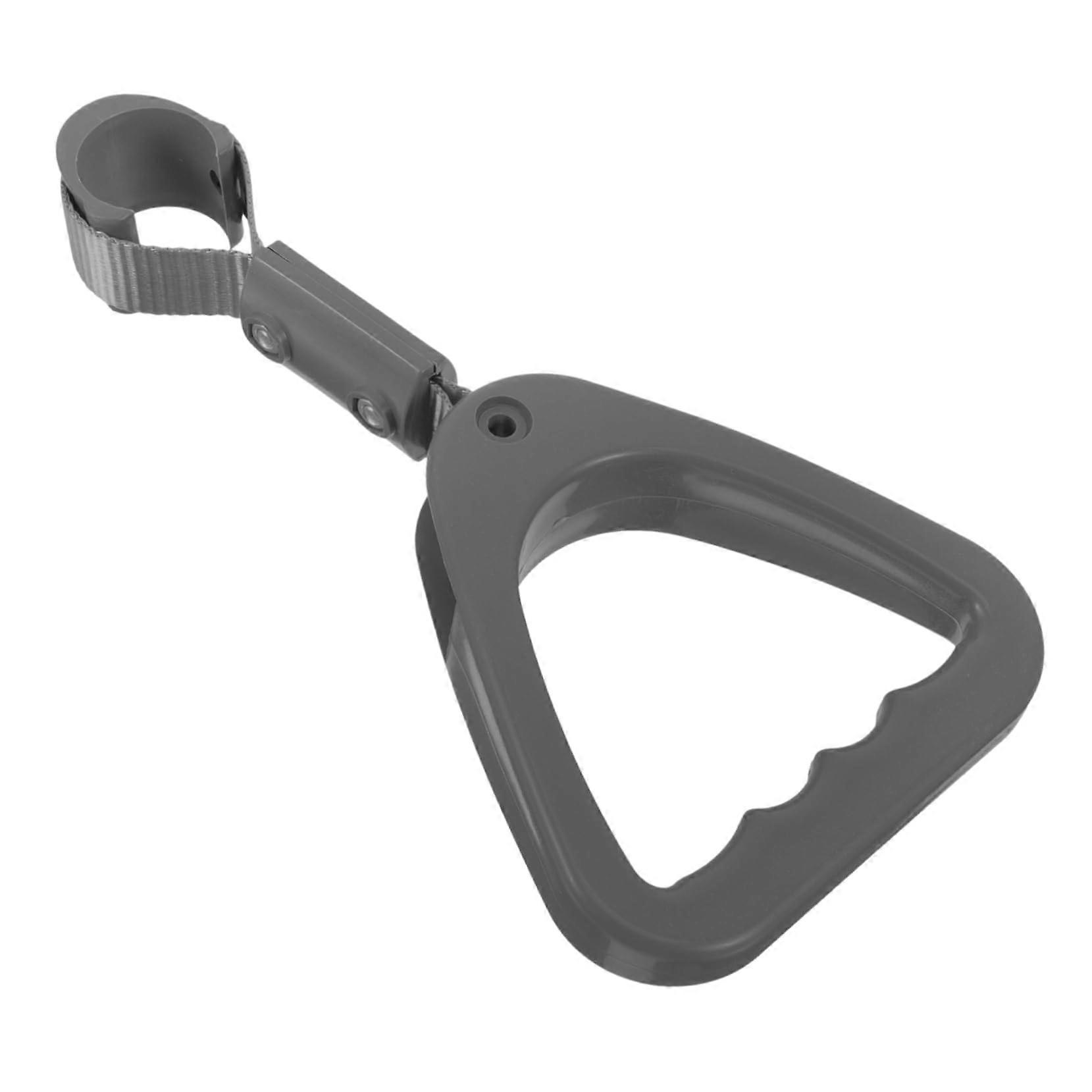 Bus Grab Handle Gray Triangle Shape Replacement for School Bus with Secure Grip and Quick Installation