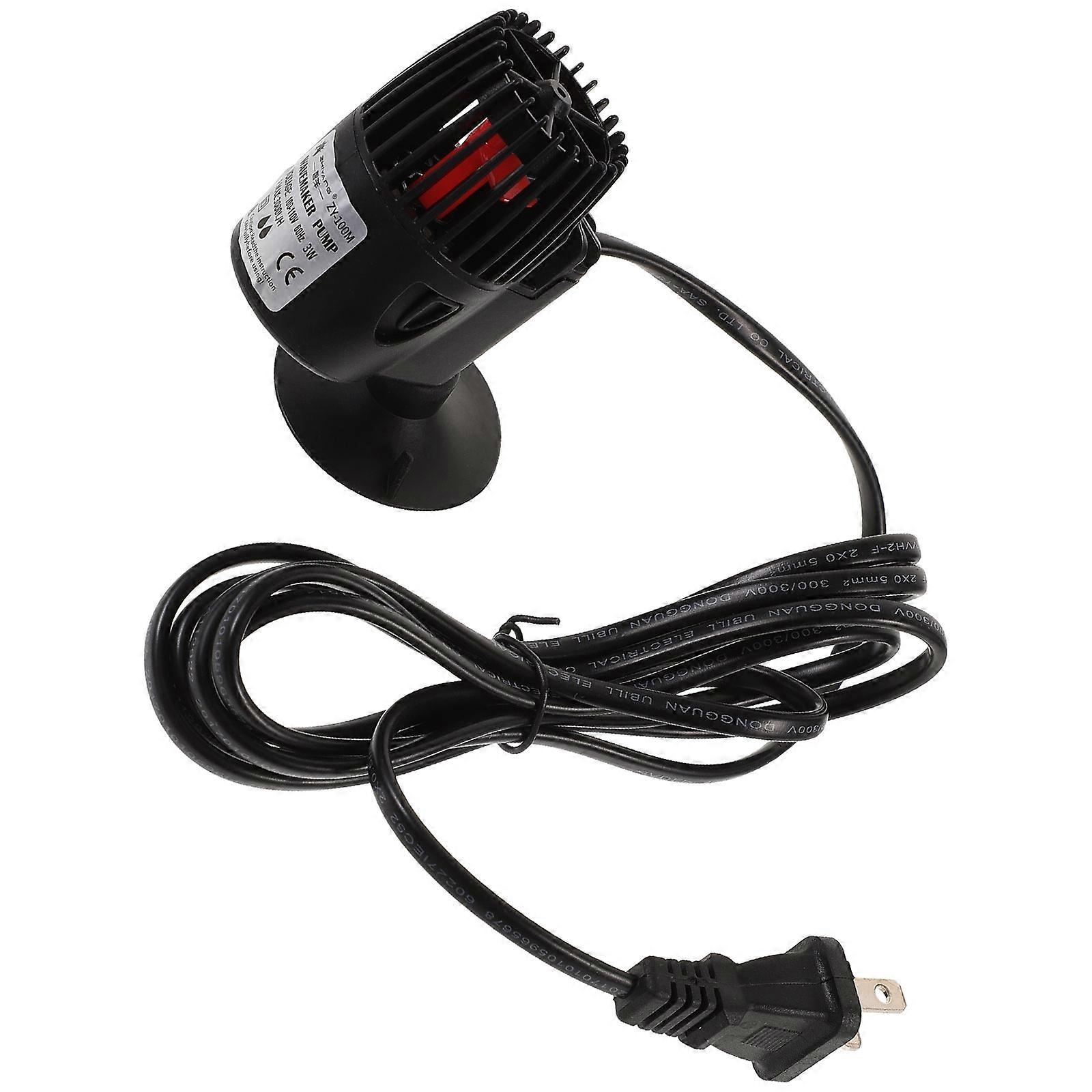 Plastic Aquarium Pump for Circulating Water 2Pcs Black
