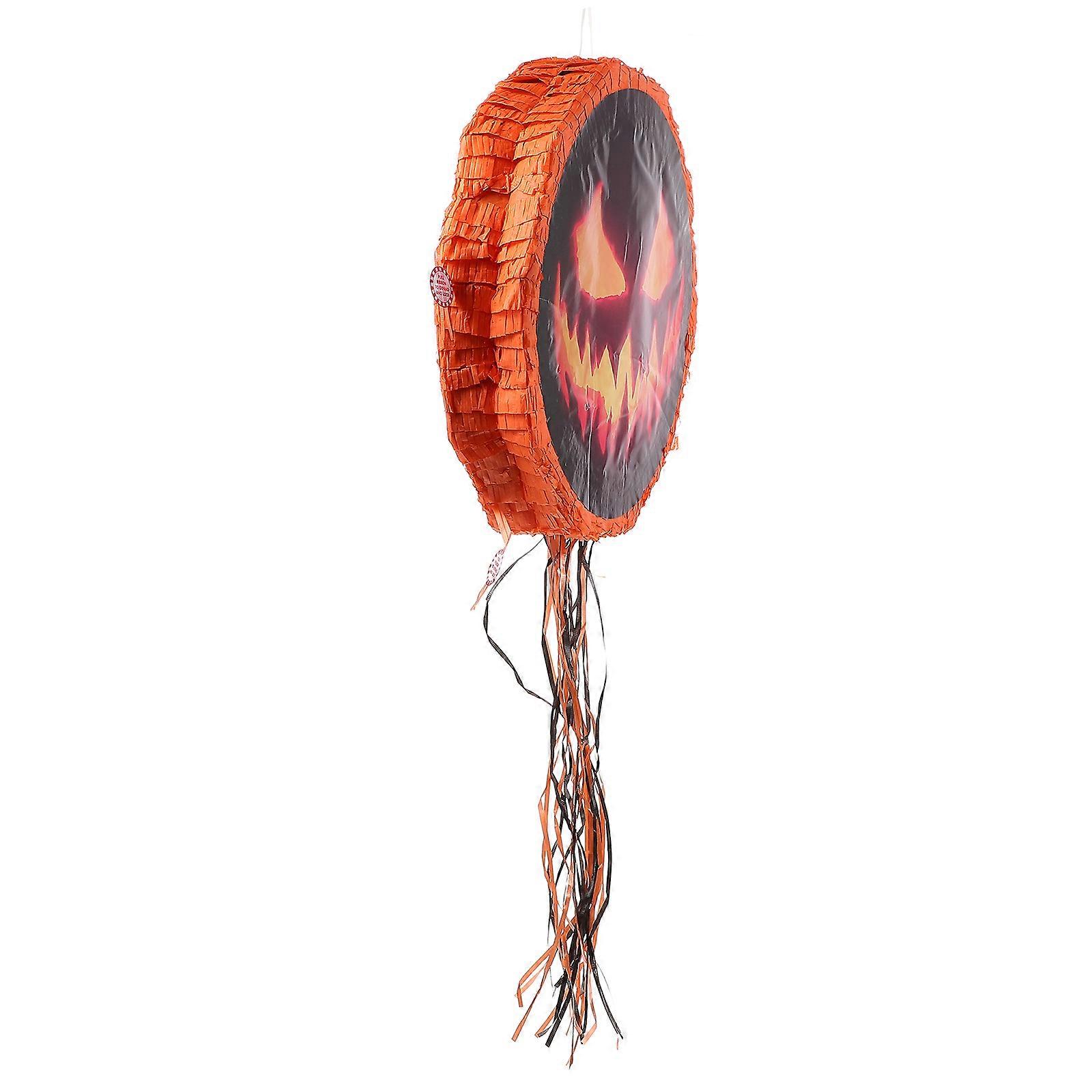 Halloween Pinata Toy for Party Decor 2Pcs Pumpkin Pull String Folding