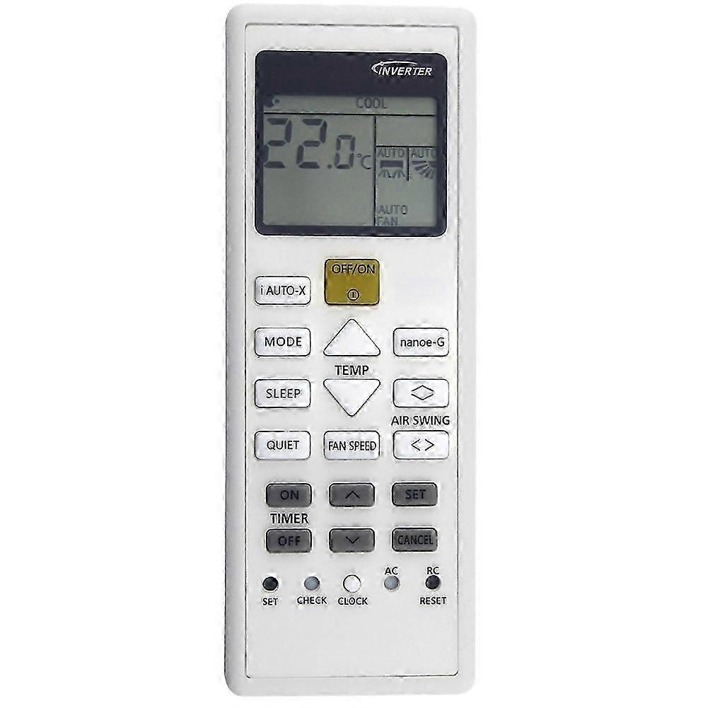Replace AC Remote Control A75C15970 for Panasonic Air Conditioner A/C Remote Control simple