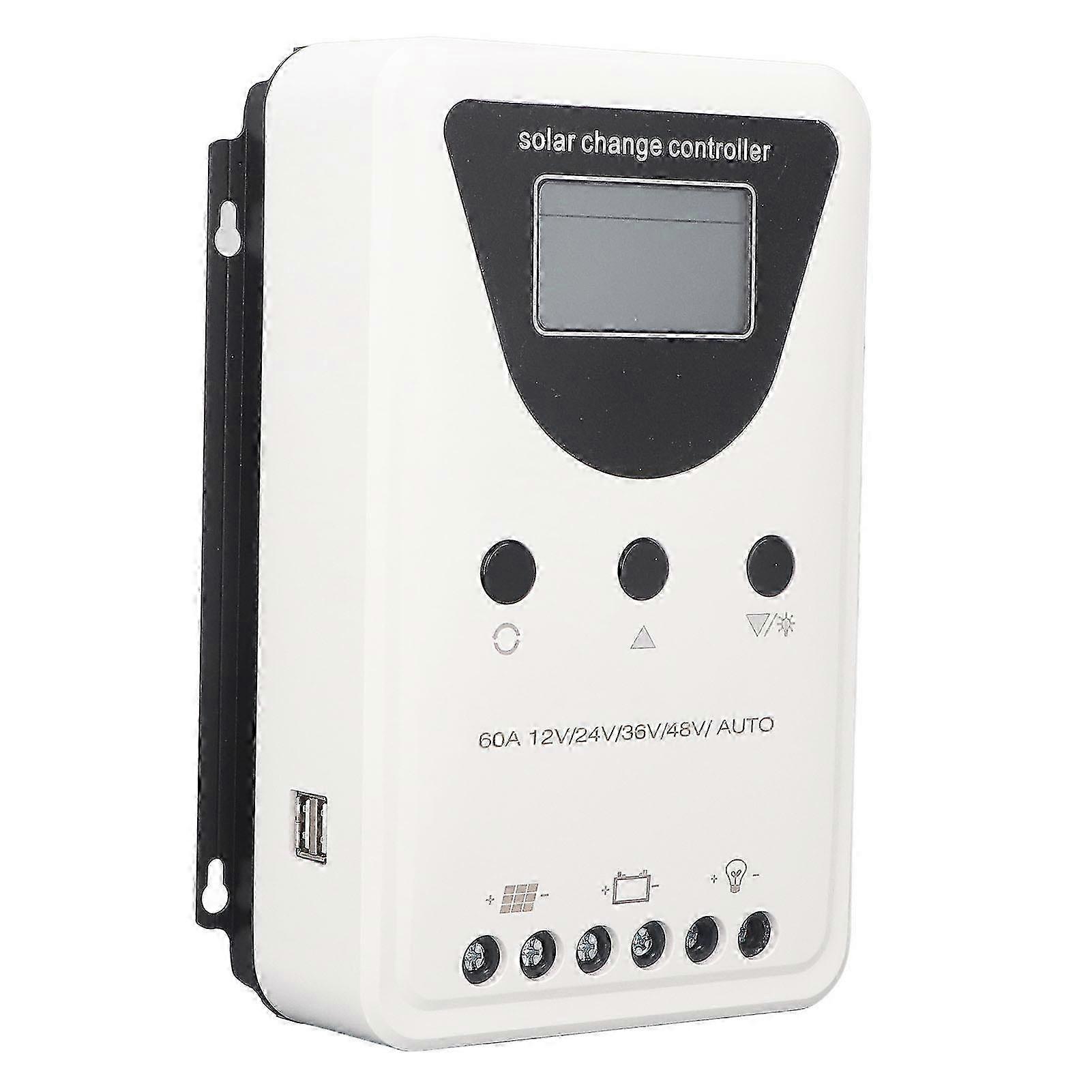 Solar Charge Controller PWM Automatic Detection System Protection Safe Charging Solar Panel Regulator