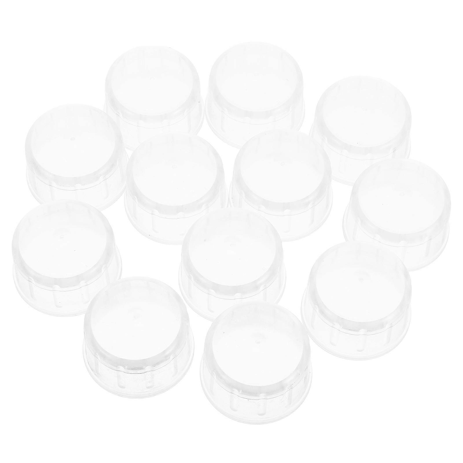 Shaker Lids Plastic Replacement Lid for Splash Proof Use 48Pcs Set