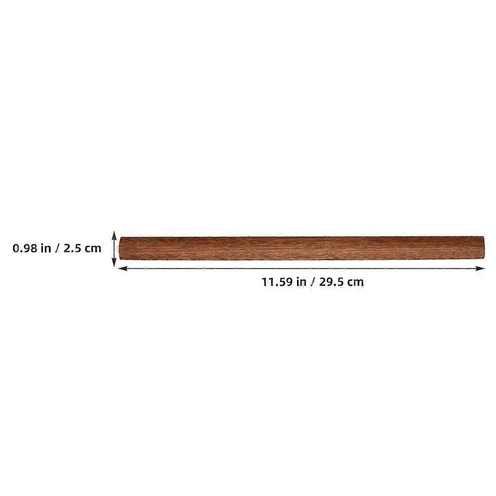 Brown Solid Wooden Rolling Pin for Kitchen Use Household Dough Roller
