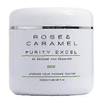 Rose- og karamelbodyscrub med mild eksfolierende tekstur til glat og strålende hud, 440 ml