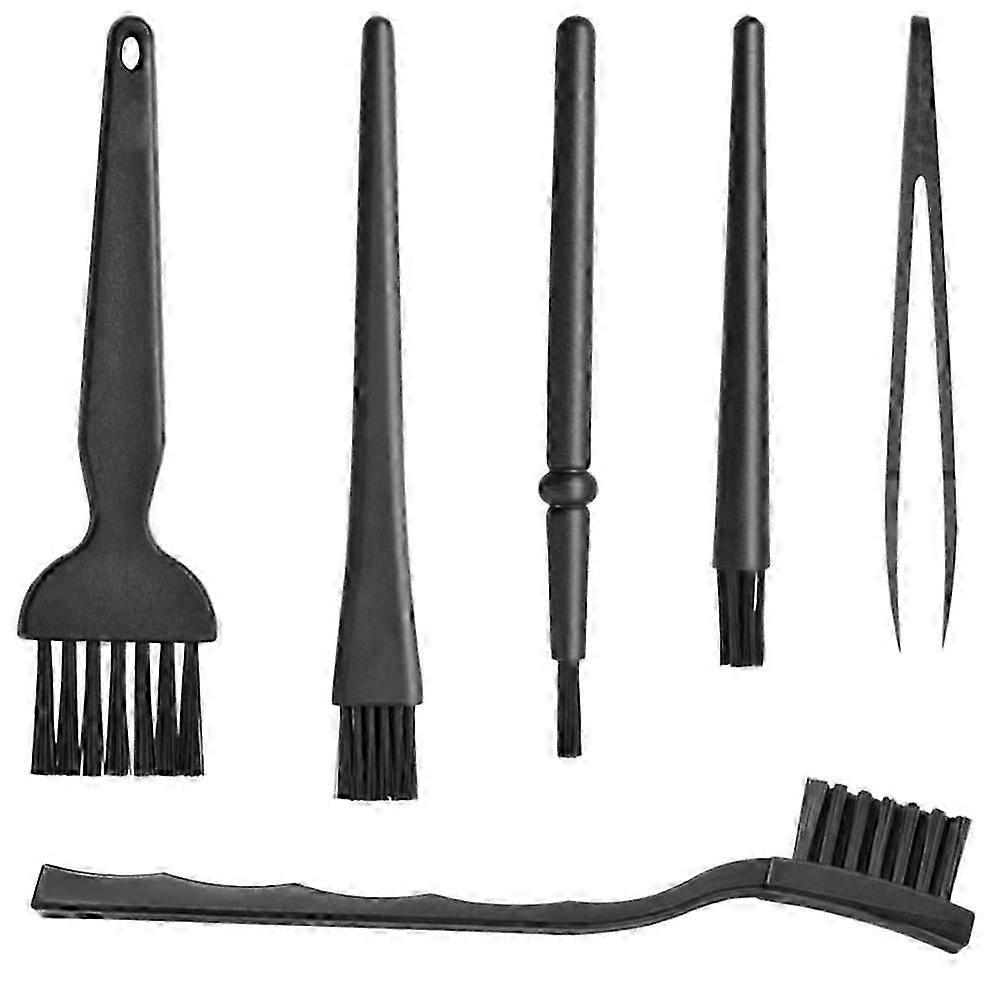 Keyboard Cleaning Kit with 6 Tools, Durable Plastic, Black, For Various Scenes