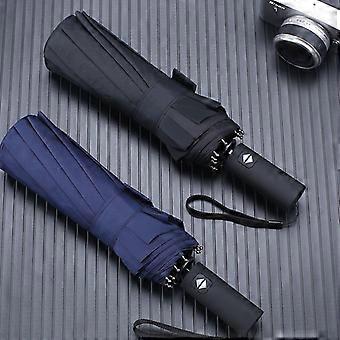 PFFY 2-PACK Reseparaply Vindtät 8 REVBLA Automatisk Öppnande och Stängande Hopfällbart Litet Kompakt Paraply för Regn