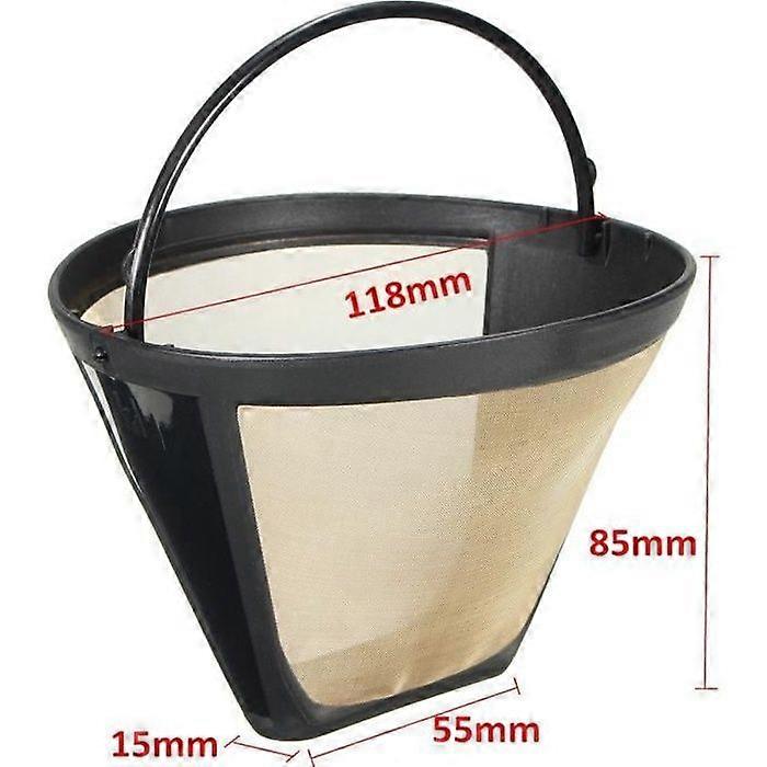 Reusable Permanent Coffee Filter Tea For Coffee Machine 10-12 Cup Coffee Maker