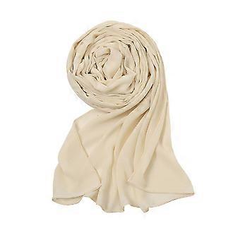 Chiffon Headscarf Turbans Bufandas | Chiffon Hijabs Shawls Scarves - Chiffon Shawls
