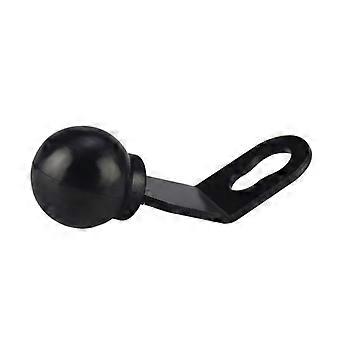 QX Aluminum Alloy Angled Base Holder 25mm Ball Head Rearview Mirror for Motorcycle Electric Vehicles Scooter Cellphones H8WE