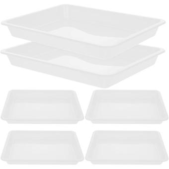 Sortiertabletts, 6er-Pack, Puzzle-Sortierhilfe, Aufbewahrung, stapelbar, für 500/1000/2000 Puzzleteile, Organisationsplatten, Perlenablagen