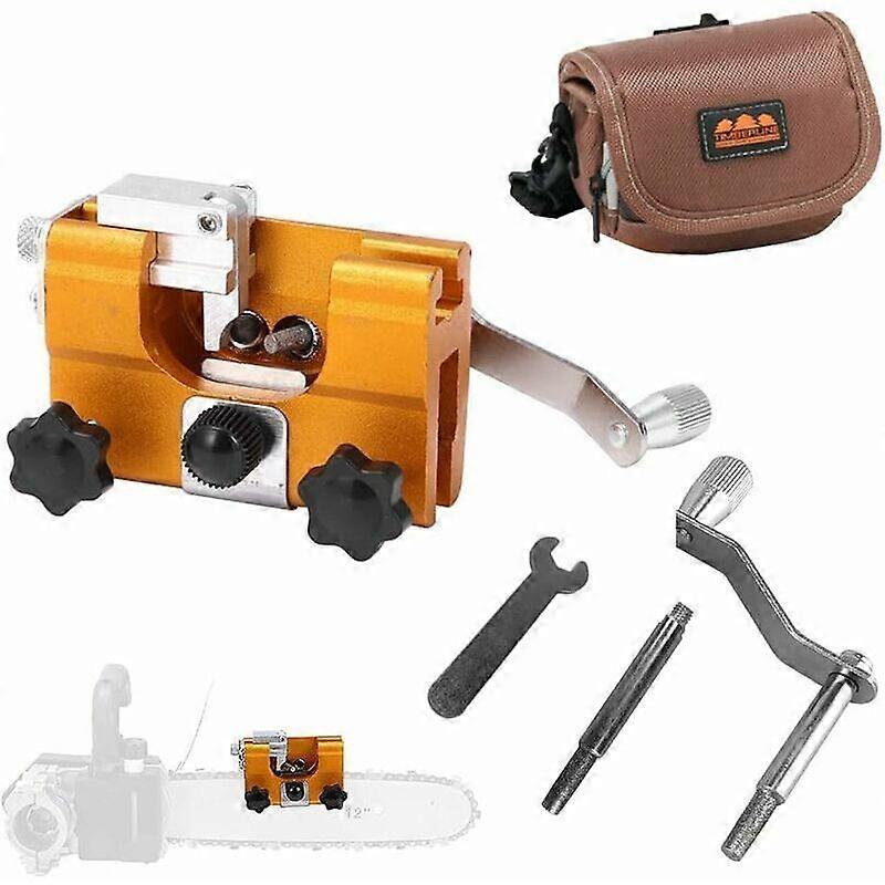 Chainsaw Sharpener, Portable Chainsaw Sharpener, Chainsaw Sharpener, Chainsaw Sharpener with 1 Grinding Head