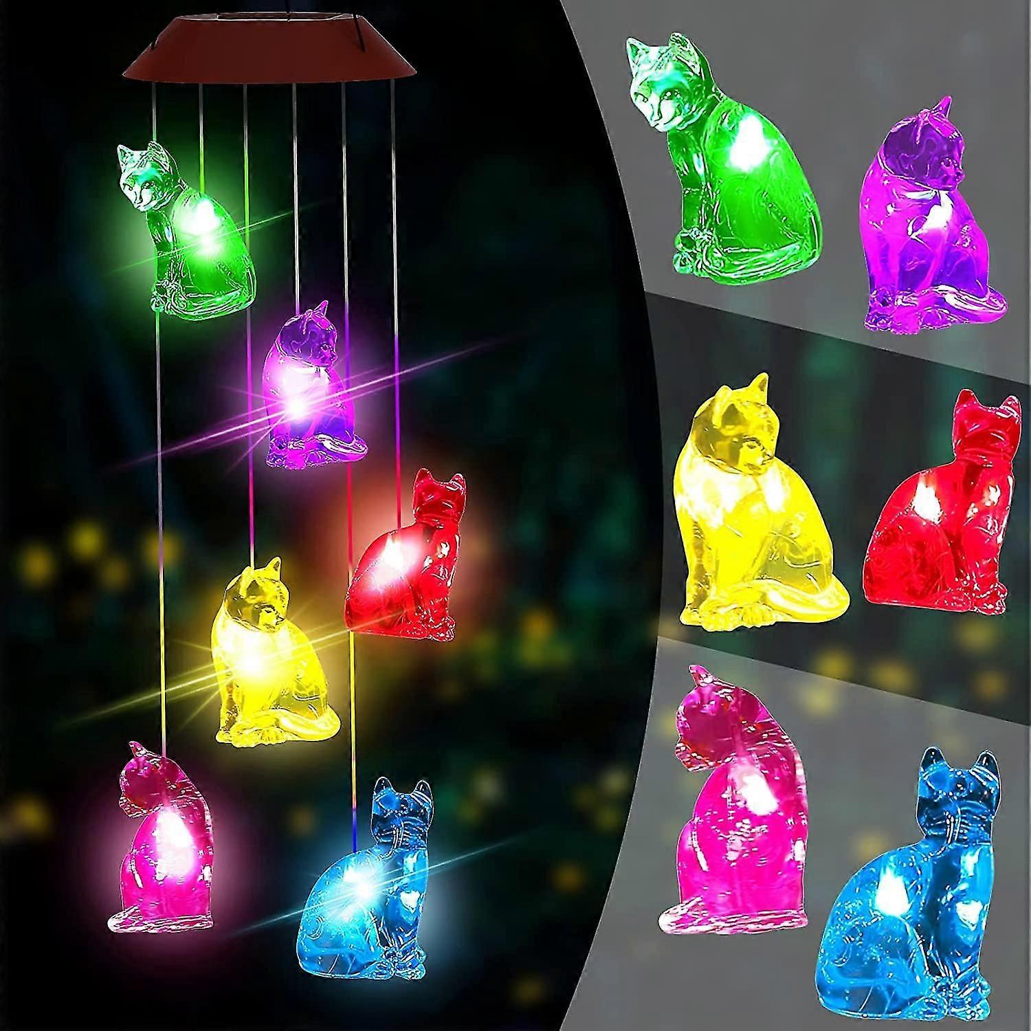 Solar Wind Chime For Cat