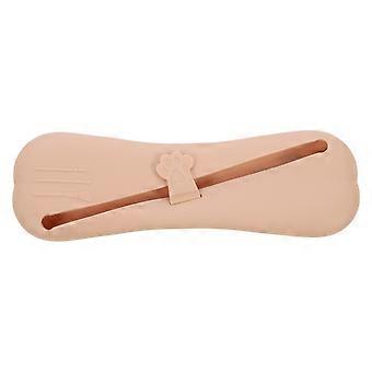 Coffee Silicone Makeup Brush Holder for Cosmetic Tool Storage