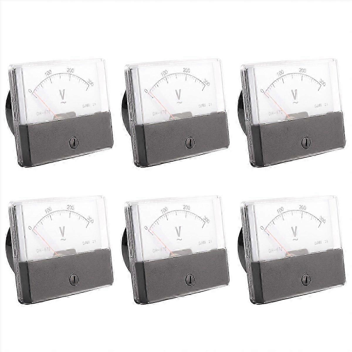 Rectangle AC 0-300V Gauge Analog Panel Meter Voltmeter DH670