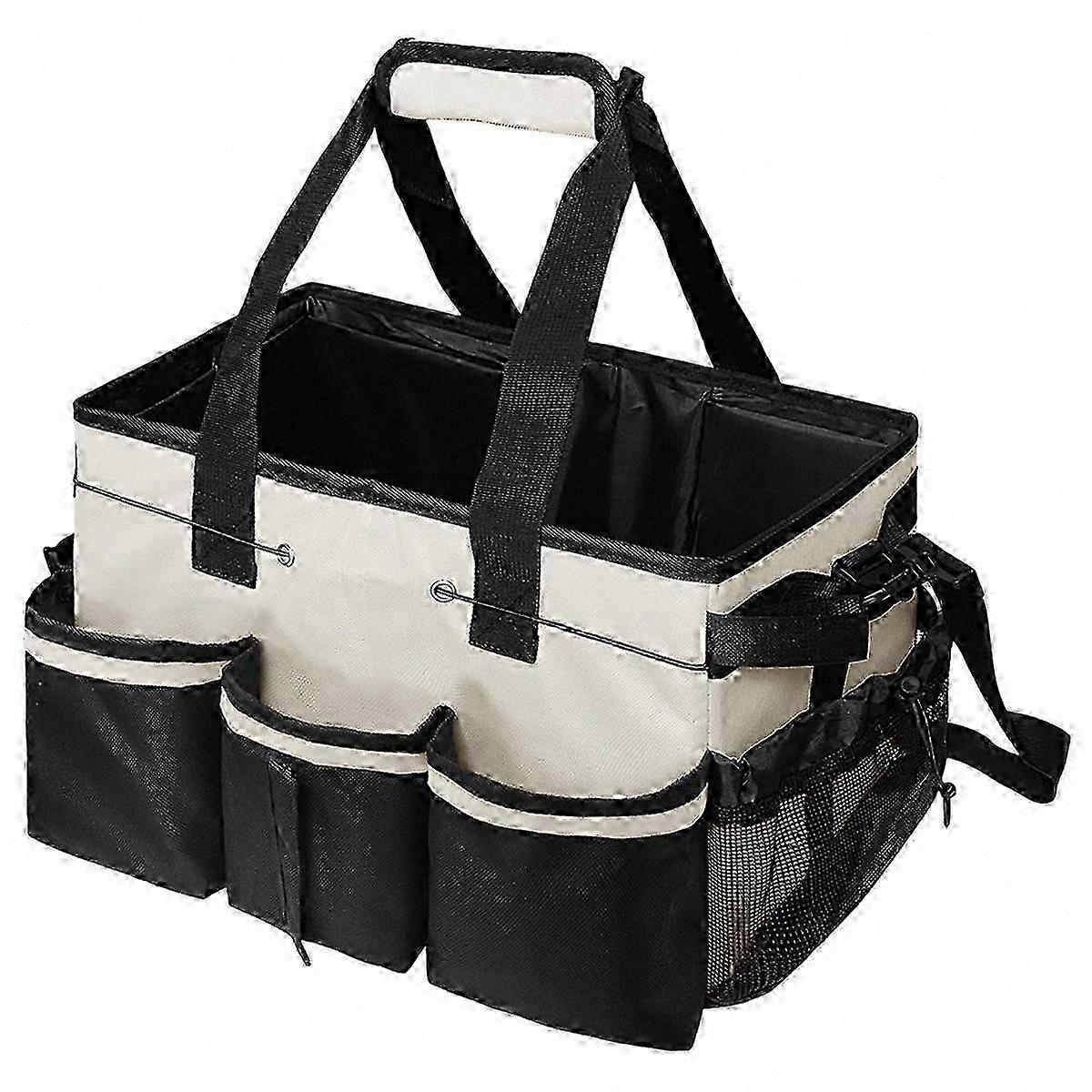 Multi-Function Cleaning Caddy with Adjustable Strap for Home Supplies Organization