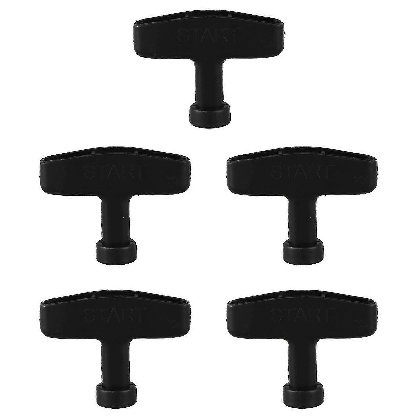5X Replacement Recoil Starter Pull Handle Grip Black compatible with Motor