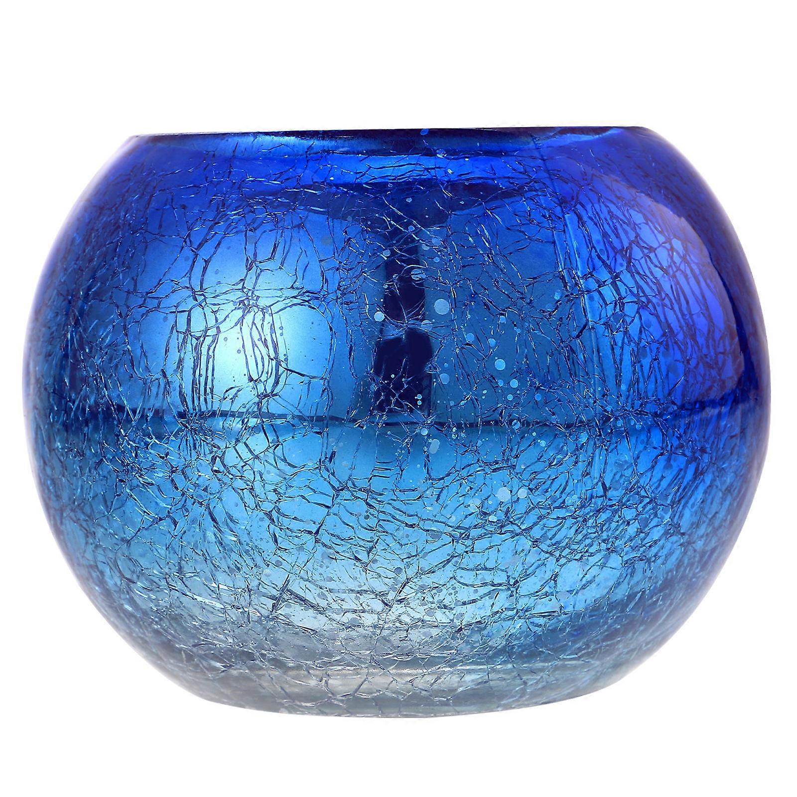 Glass Candlestick Gradient Color Design for Home Decor