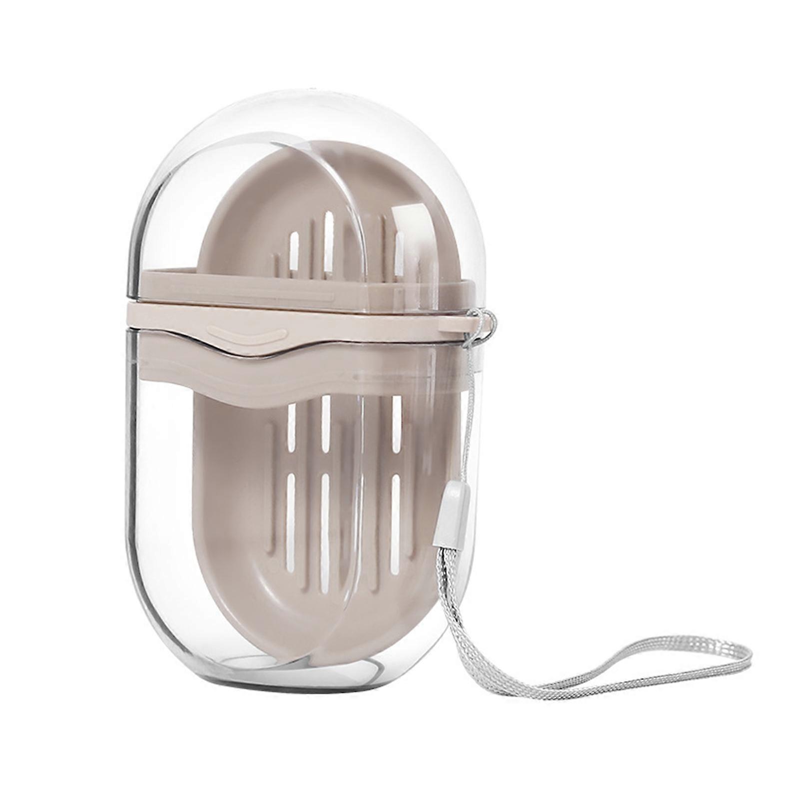 Portable Soap Holder with Leakproof and Drainage Tray