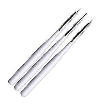 3 Pcs Fine Detail Miniature Paint Brushes Kit, Suitable for Acrylic, Oil, Watercolor, Model, Paint by NumbersJJ