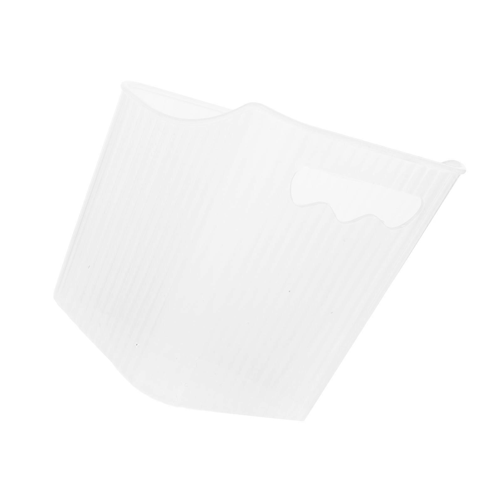 Wall Storage Organizer Wall Mounted Bins Kitchen Accessories Clear Stackable Plastic 1 Pair