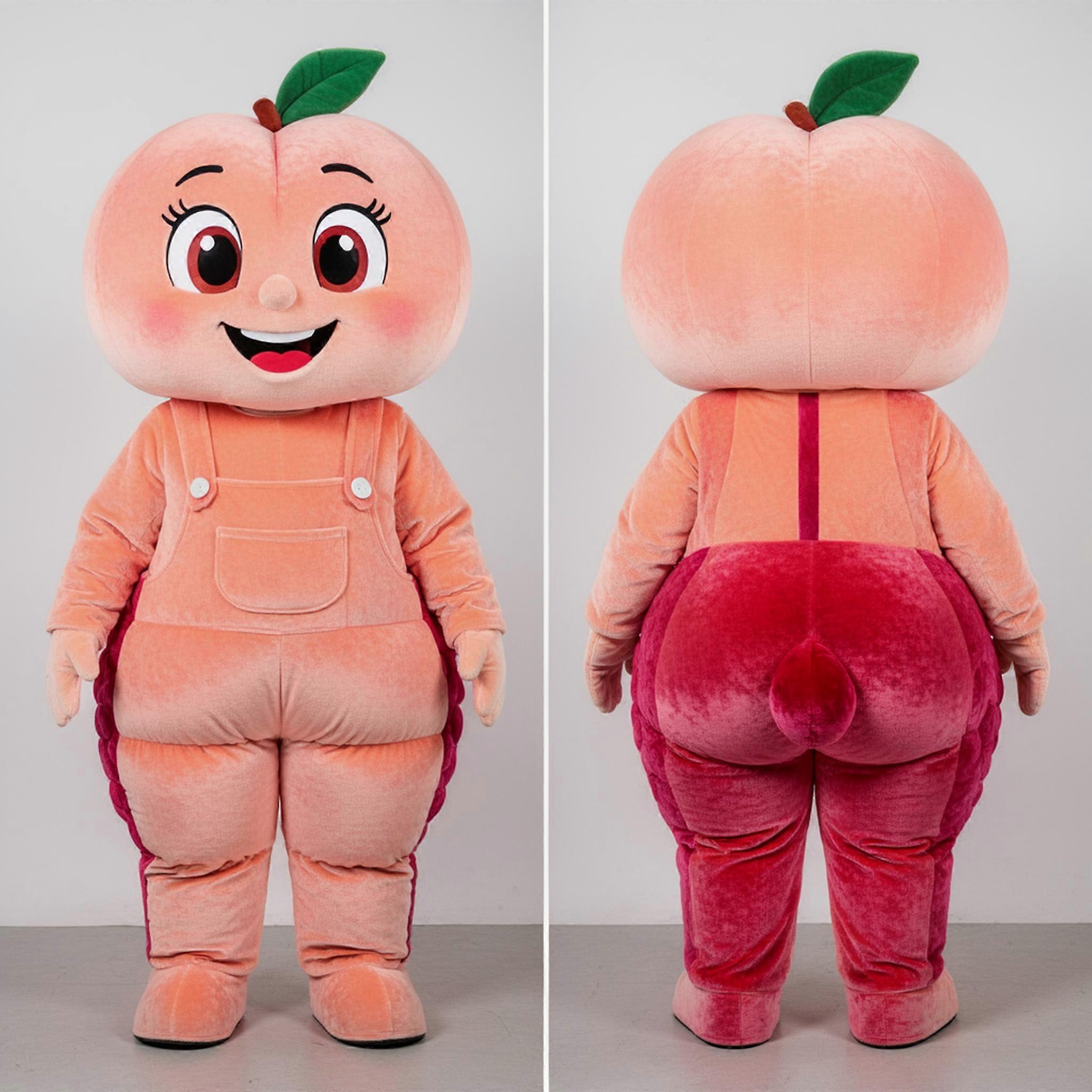 MASTICOT Velvet Red Rounded Raspberry Mascot