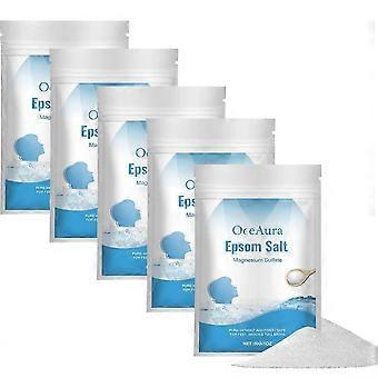 Magnesium Sulfate Epsom Salt - Pure Natural Moisturizing Exfoliating Bath & Body Soak for Feet, Hands, Muscle Relief, Detox & Skin Care