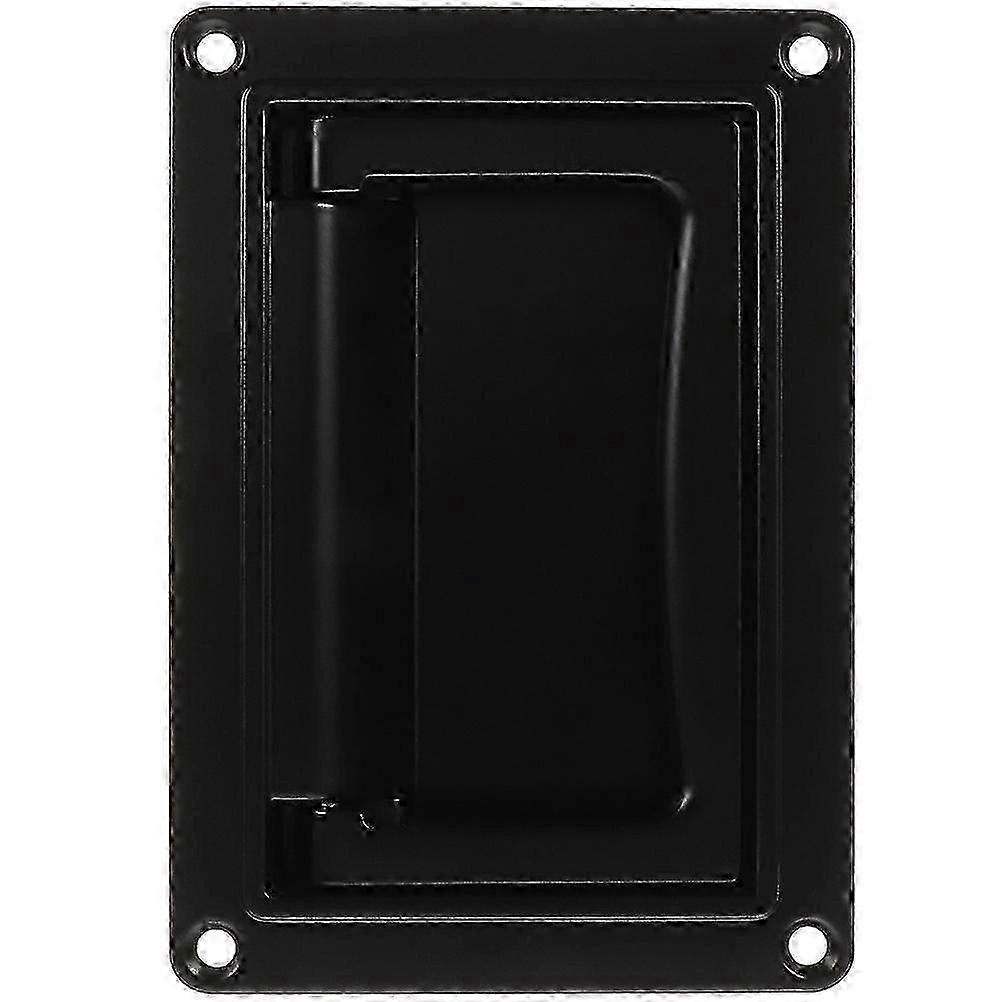 recessed pull handle rust and scratch resistant black for warehouse toolbox