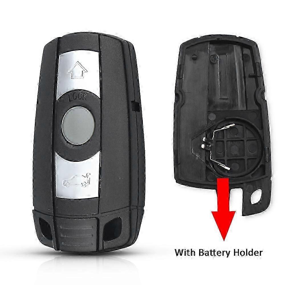 For BMW E61 E90 E82 E70 E71 E87 E88 E89 X5 X6 For 1 3 5 6 Series Replace 3 Button With / Without Battery Remote Key Shell