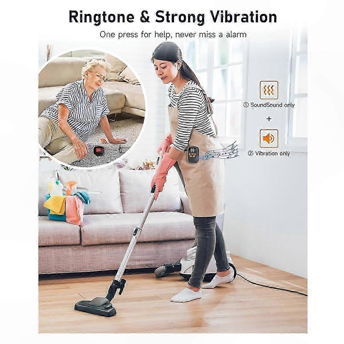 Vibrating Wireless Pager for Senior Caregivers