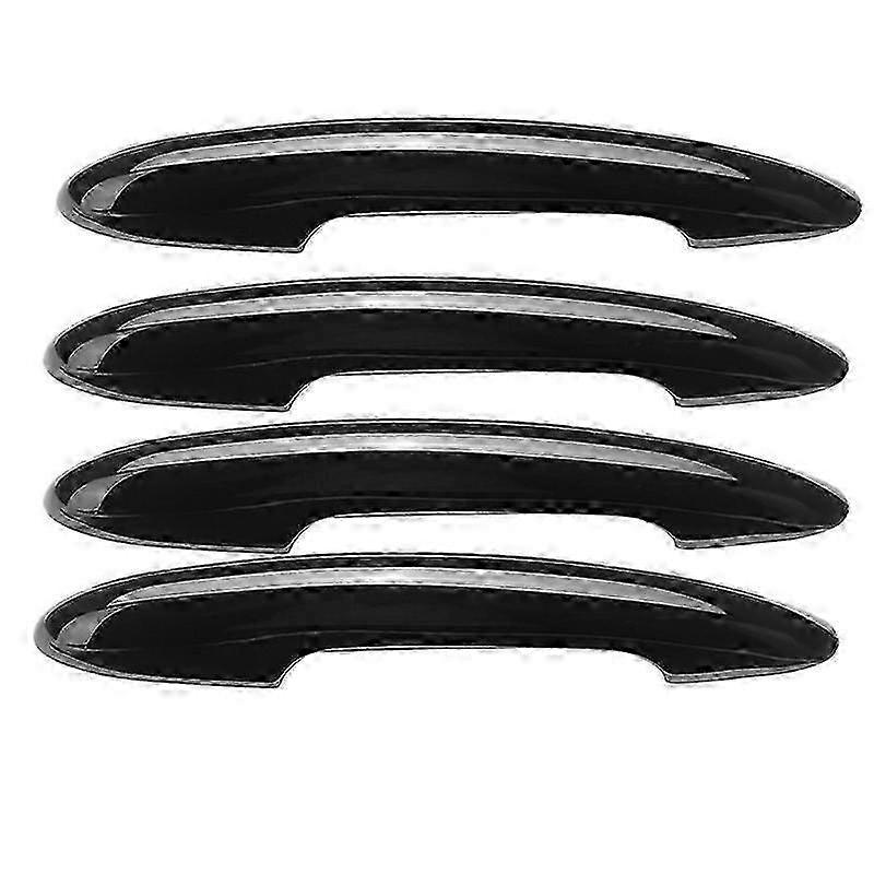 Gloss Black ABS Door Handle Trim Set