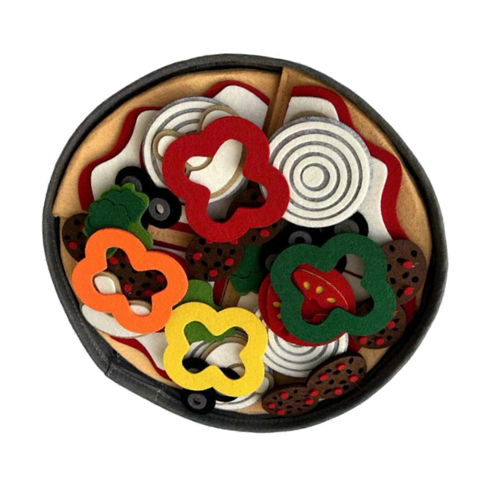 Felt Pizza Toy Counting Learning
