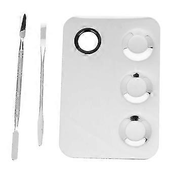 Nagellak mengpalet met 2 spatels voor manicure art