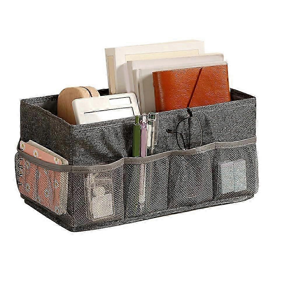 Grey Dustproof Fabric Desktop Sorting Box