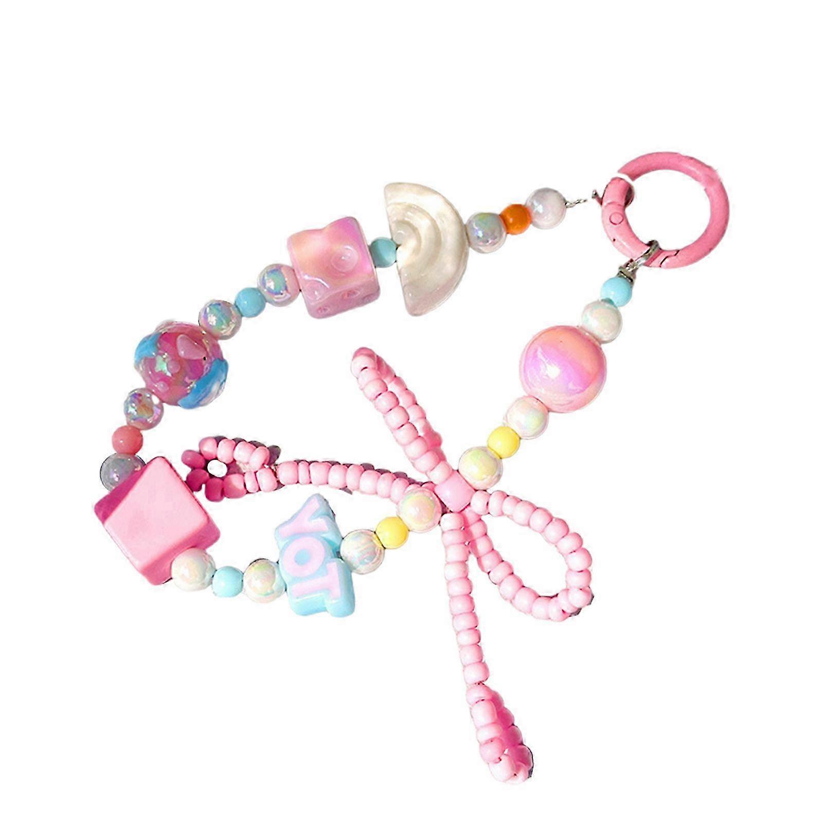 Sparkling Crystal Bead Phone Strap