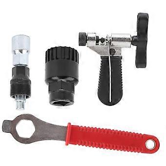 bicycle Repair Tool Kit Hex Wrench Chain Breaker Bottom Bracket Crank Extractor Puller Maintenance SetBlack Bottom Bracket_HP