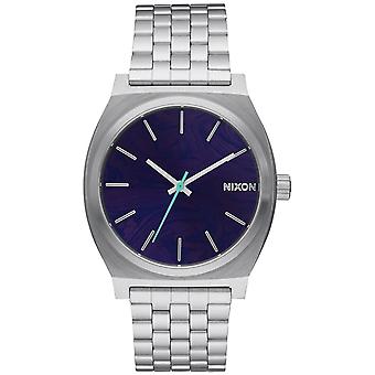Nixon Time Teller Japanese Quartz Analog Man Watch with A045230 Stainless Steel Bracelet
