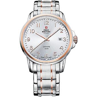 Swiss Military Swiss Quartz Analog Man Watch with SM34039.13 Stainless Steel Bracelet