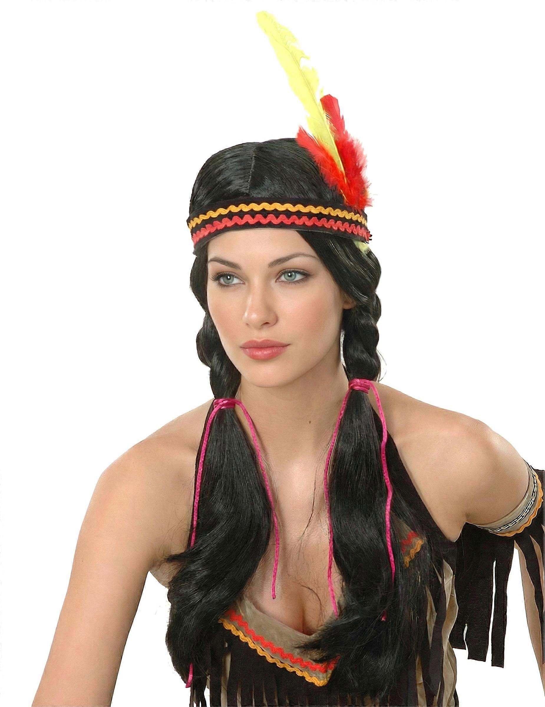 Long Indian women's wig