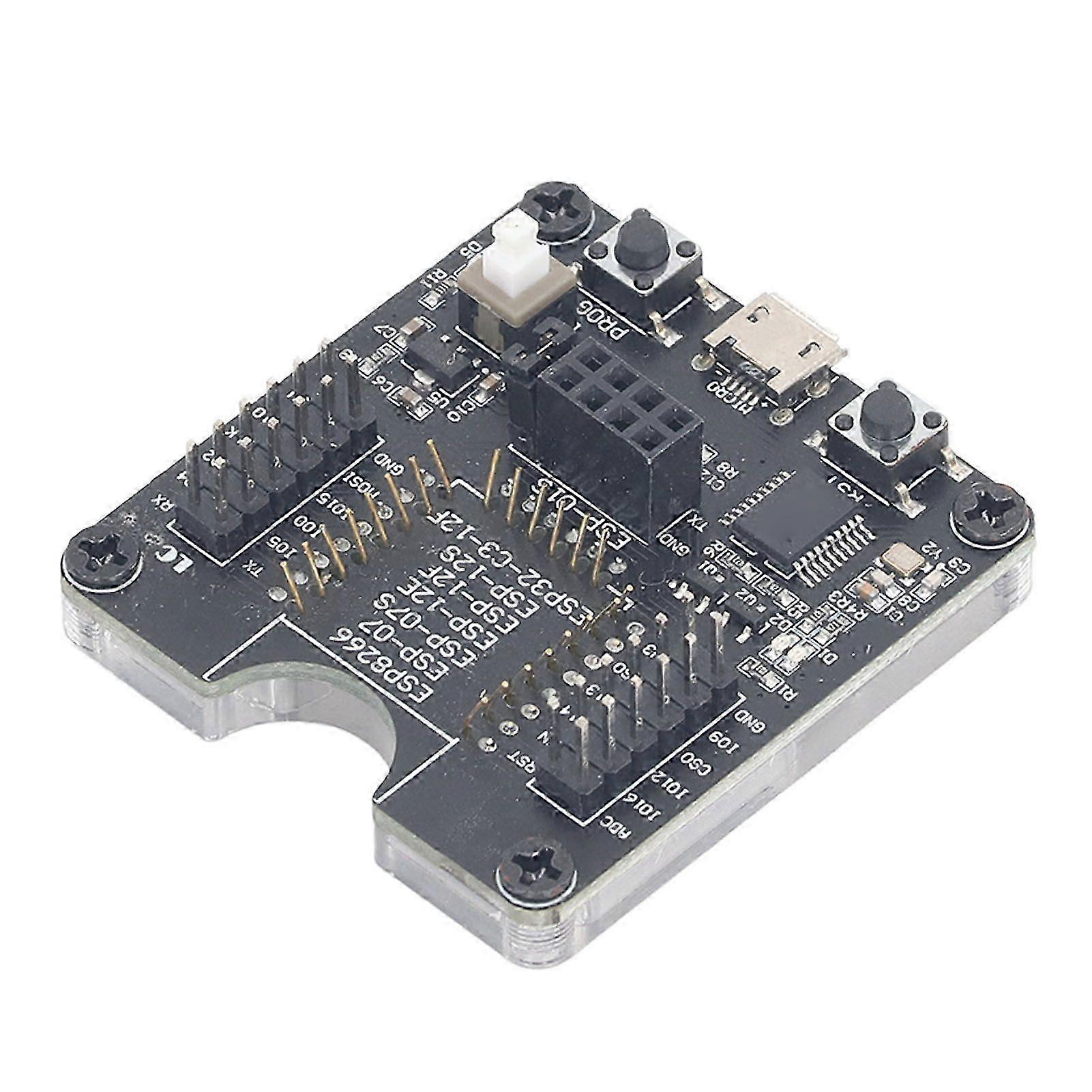 Burner Development Board Test Frame Module ESP8266 Test Board Code Burner compatible with ESP12F ESP07S ESP12E ESP01S ESP12S ESP01