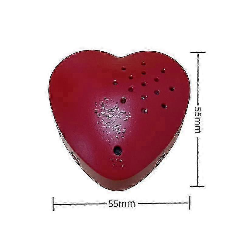Heart-Shaped 30-Second Voice Recorder