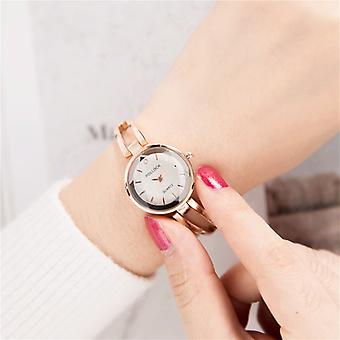 Veeki Vintage Ladies Quartz Watch Fashion Casual Ladies Watch Stereo Bracelet Watch