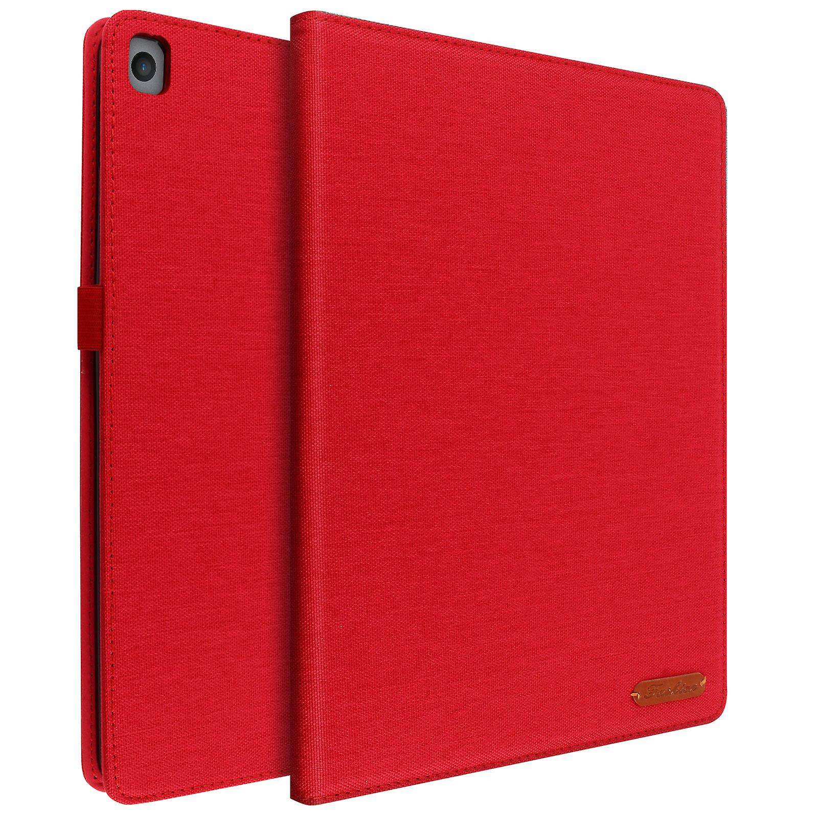 Case for Apple iPad 2019 10.2 Card Storage with Support Function - Red