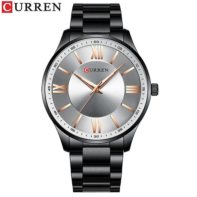 Curren Stainless Steel Mens Watches Simple And Classic Quartz Business Watch Thin Clock For Men