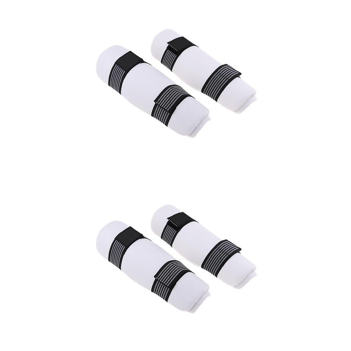 2 Pair Taekwondo MMA Kicking Training Shin Leg Guard Pads Support Protector