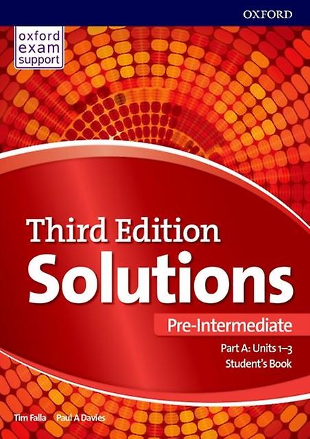 Solutions Preintermediate Students Book A Units 13 by Tim Falla Paperback