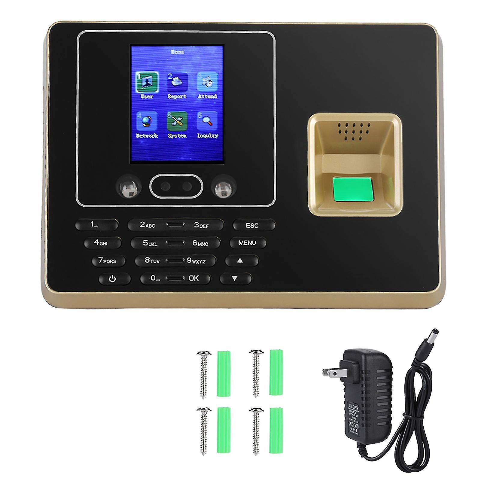 2.8Inches Tft Lcd Screen Face Fingerprint Recognition Machine Time Attendance Clock Recorder Us