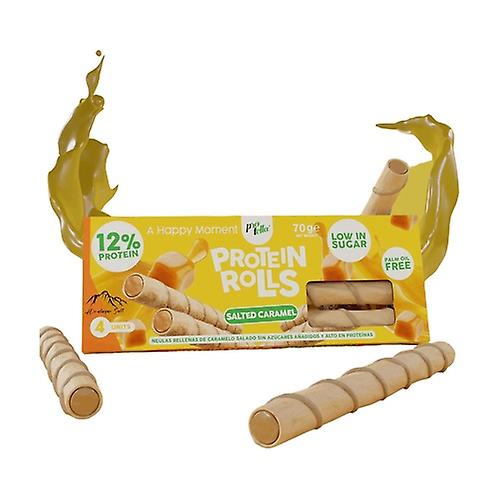 Protein rolls salted caramel 14% protein 70 g (Caramel)